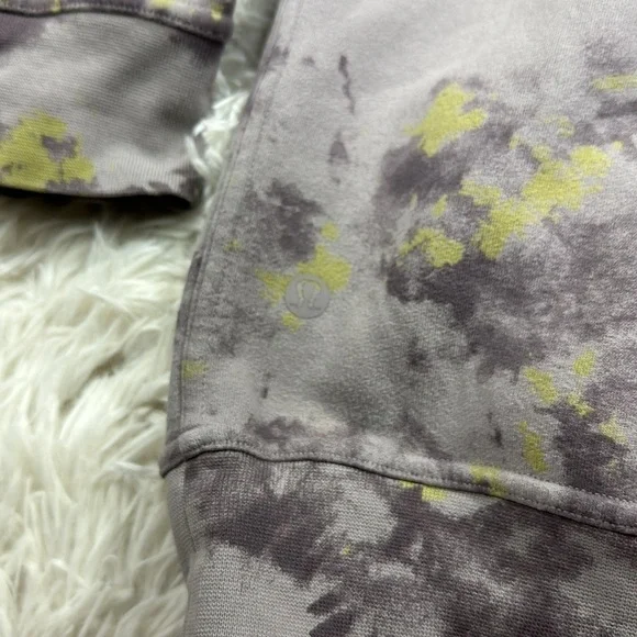 Lululemon All Yours Hoodie Orbital Tie Dye Mauve Grey Multi - Picture 6 of 7